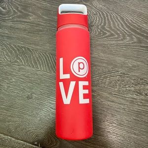 Pure Barre glass water bottle